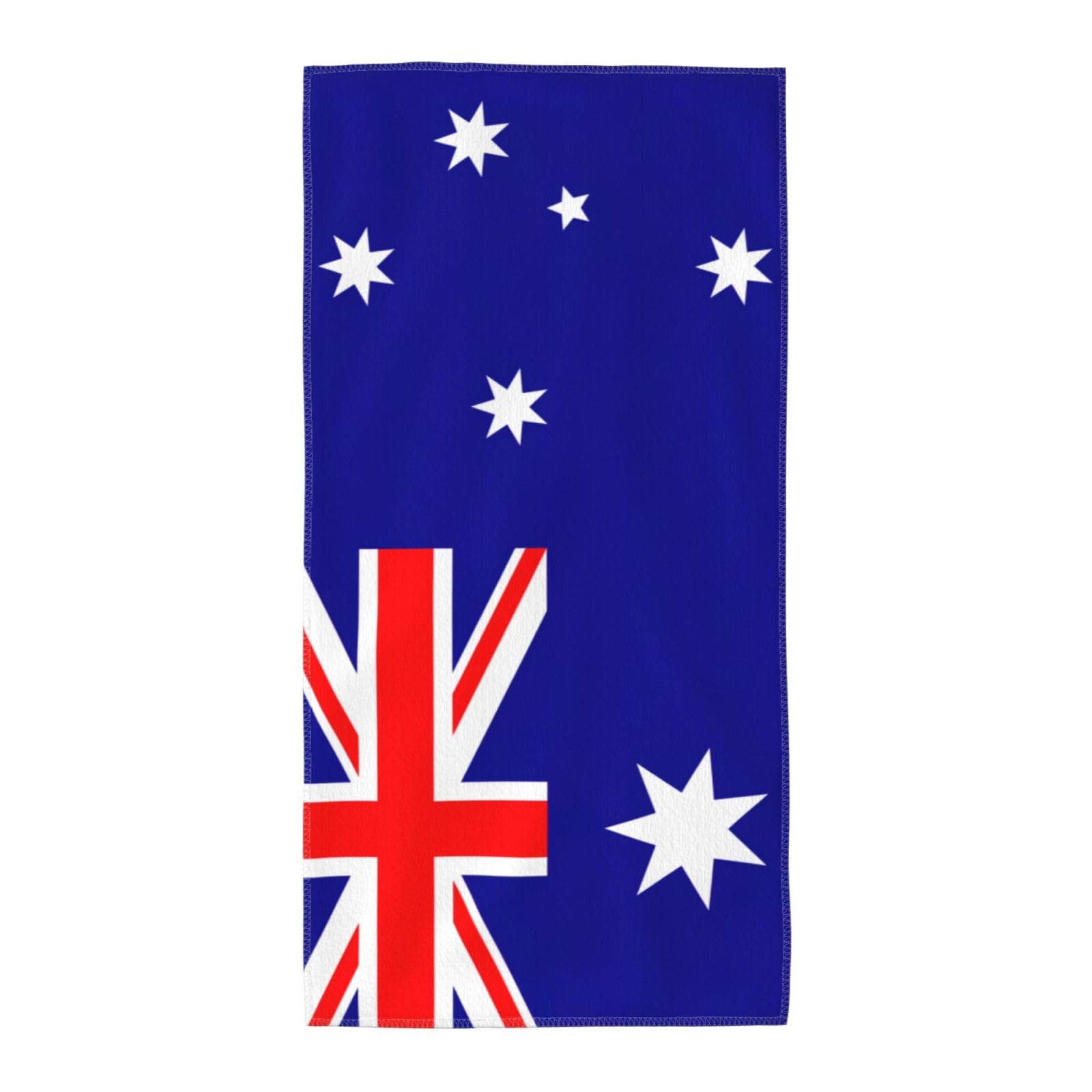 DIEzig Australian Flag Fashion Printed Long Bath Towel For Pool Side Seaside Holiday