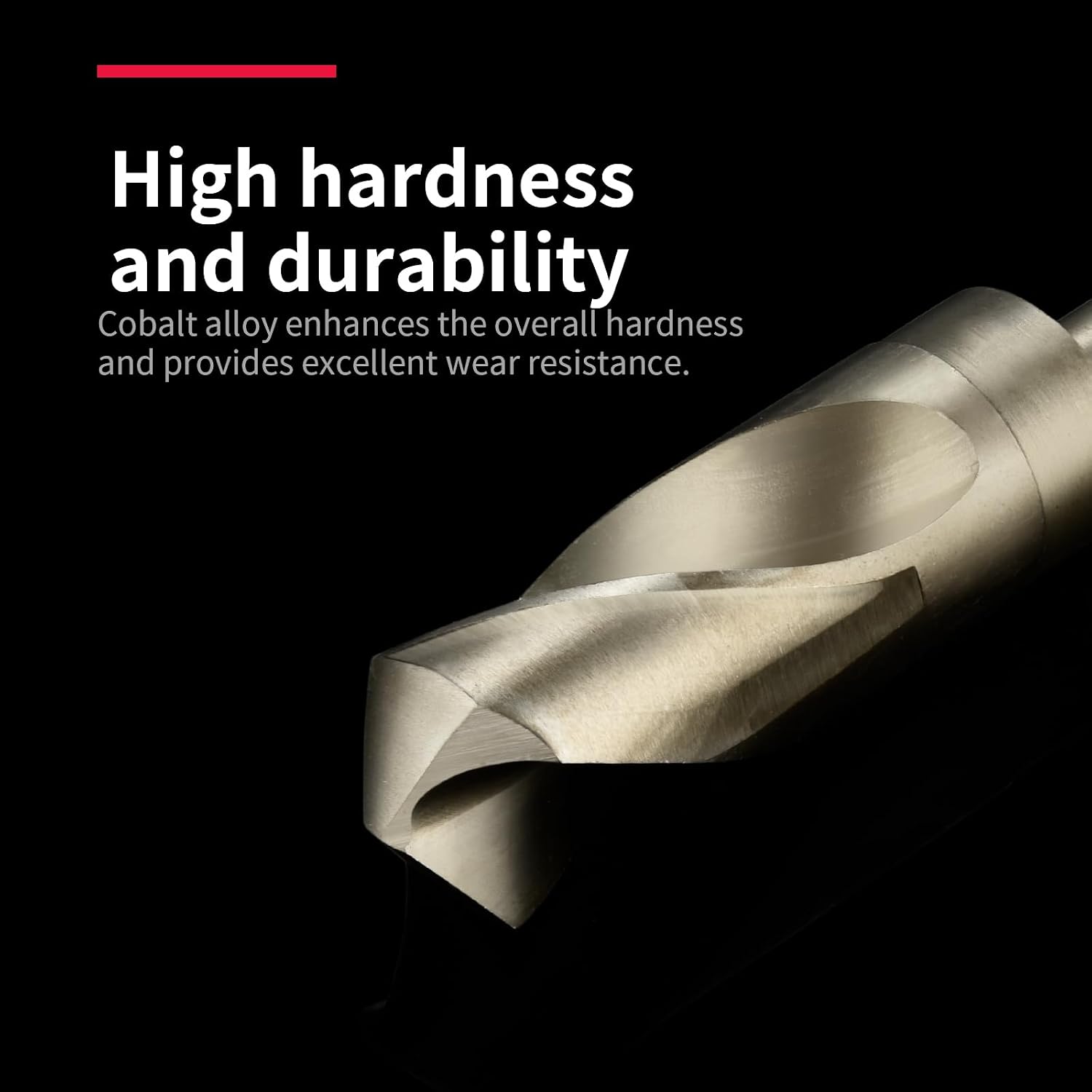 18.7mm Drill Bit 1/2" Reduced Shank Twist Drill Bits Gold Finish High Speed Steel for Stainless Steel Alloy Metal Plastic Wood 1pcs DRINYOUNG(18.7mm)