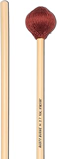 Vic FIrth - Maza de Marimba serie Signature - M27 - Rusty Burge - La cuerda - Medio - color rojo