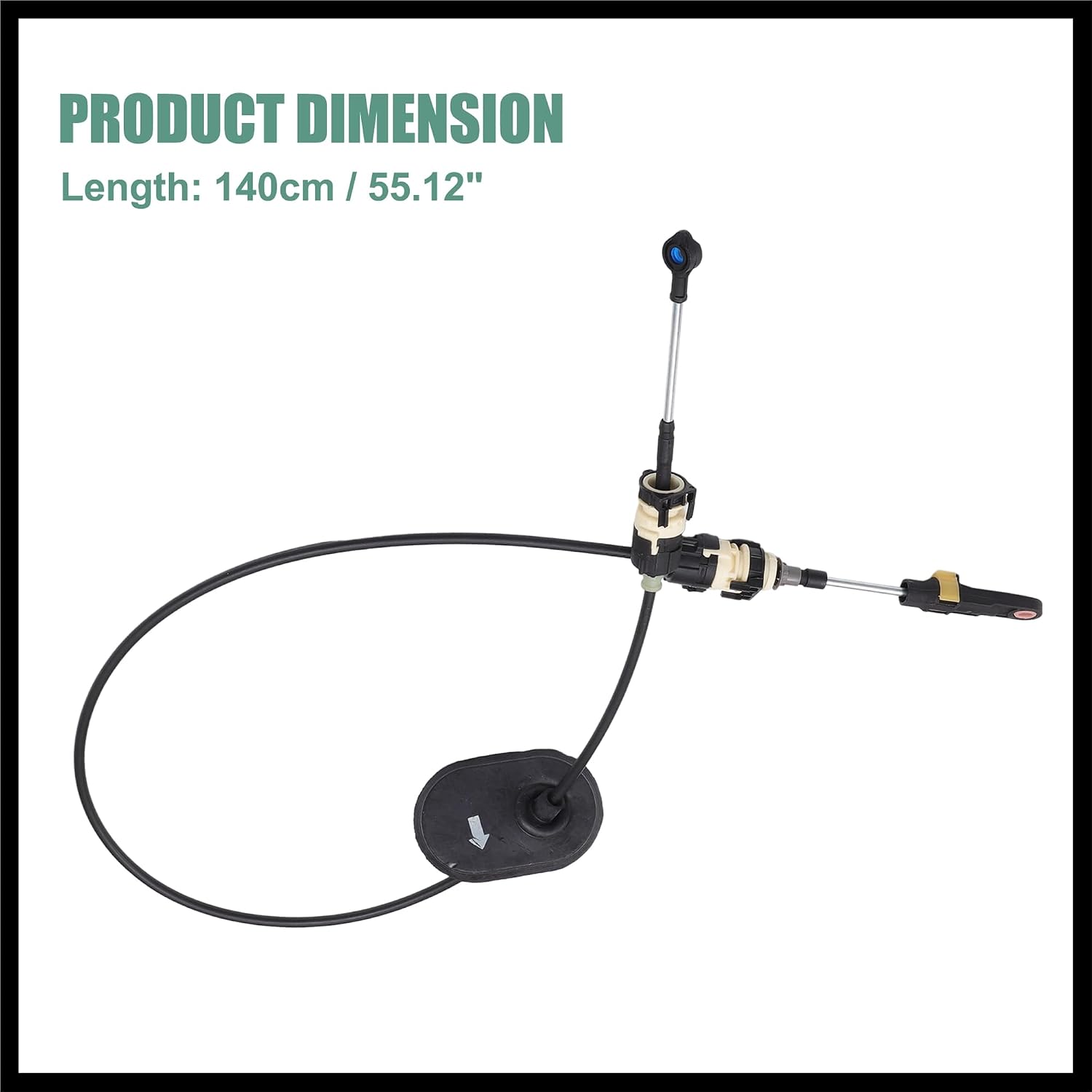 Auto Gear Shift Cable Transmission Control Lever Cable Fit for Chevrolet Cruze 2011-2016 for Buick Encore 2013 No.23273609/13365955 - Pack of 1 Durable Material