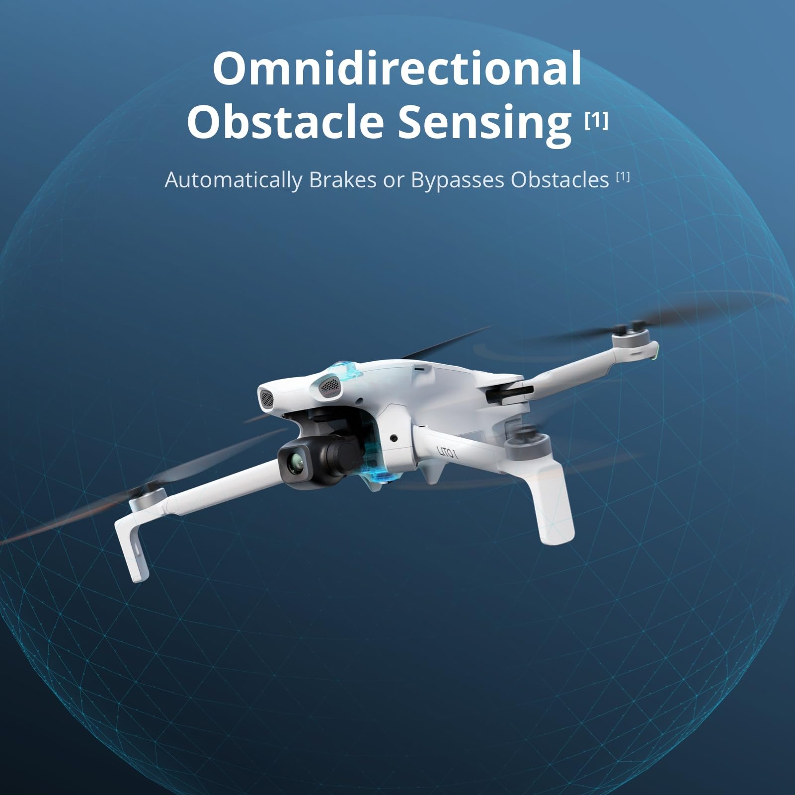 DJI Lito 1, Beginner-Friendly 4K Camera Drone, Obstacle Sensing, ActiveTrack, 4K Video & 8K Image, Suitable for Adults, Lightweight & Foldable, 15km Video Transmission - 2