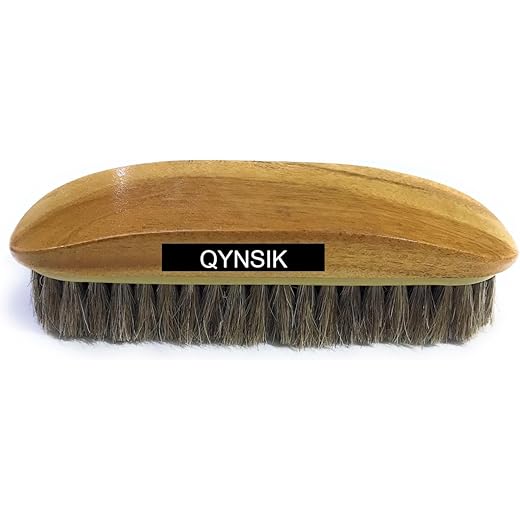 Horsehair Shoe Brush - Soft Genuine Bristles