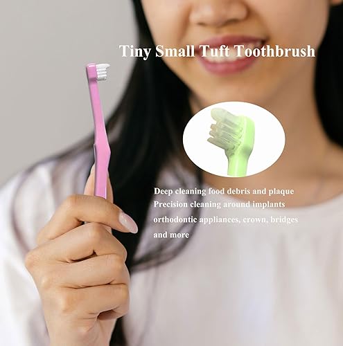 Miniatura 2 de FRUTA Cepillo de dientes de ortodoncia 4pcs cepillo de dientes de mechón dos en uno Interdental Interespacio cepillo Braces Wisdom Dientes Detalle