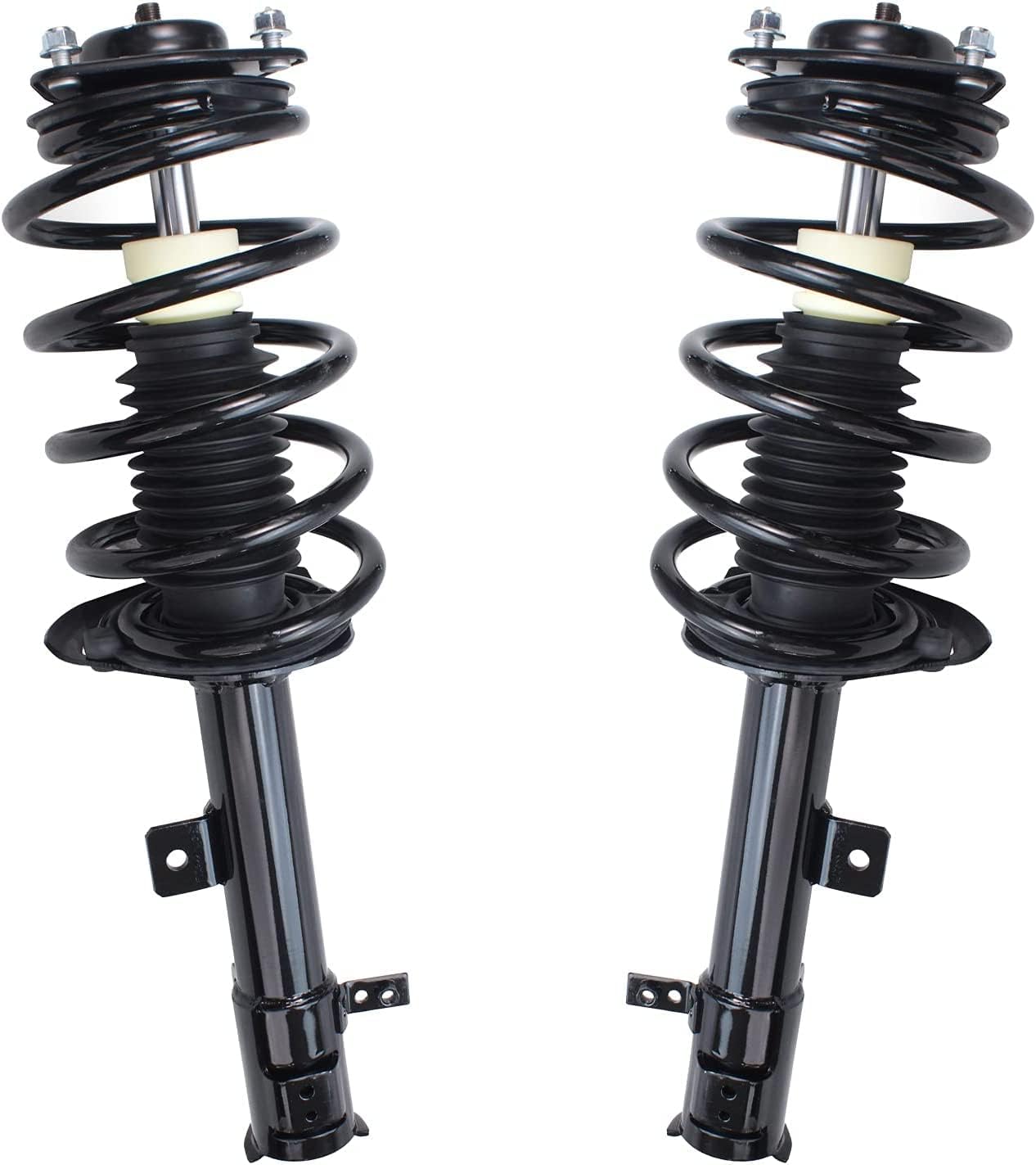 Detroit Axle - 12pc Front End Suspension Kit for 2009-2012 Dodge Caliber 2 Ready Struts w/Coil Spring 2 Lower Ball Joints 4 Inner & Outer Tie Rods 2 Sway Bar Links 2 Boots 2010 2011 Replacement