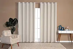 Cortina Blackout Tecido 2,00m x 2,50m Para Varão Simples Cor:Palha