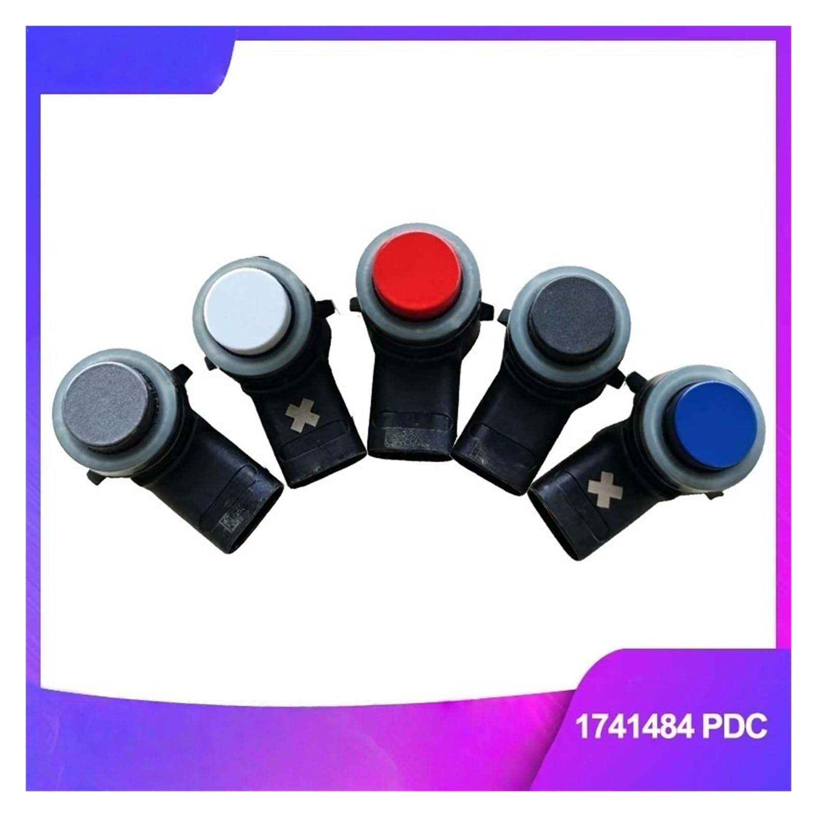 Sensores Aparcamiento Sensor de Aparcamiento para PDC, Radar ultrasónico Parachoques para Tesla, Modelo 3 Y 1741484(Gray 1pc)