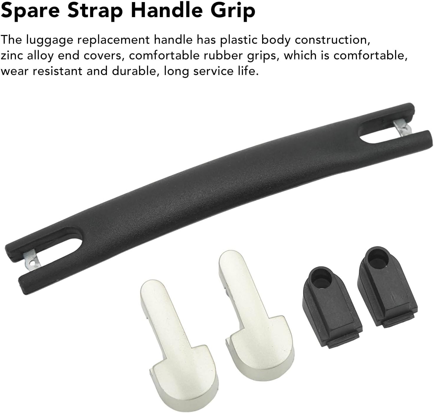 Milltrip 9 inch Plastic Luggage Handle Replacement, Luggage Case Pull Handle Strap, Suitcase Strap Grip Replacement for Repairing