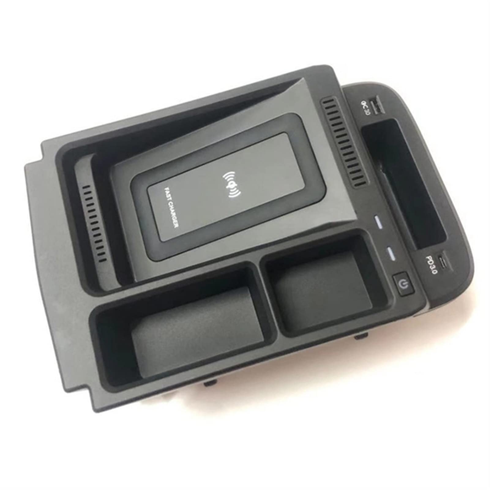 Adapter ładowarki samochodowej USB 15W bezprzewodowa ładowarka samochodowa, do CRV CR-V 2017-2021 QI ładowarka do telefonu szybka ładowarka etui uchwyt na telefon