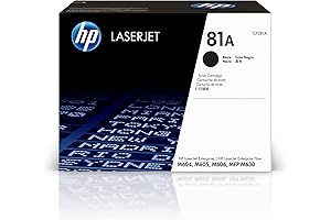 HP 81A Black Toner Cartridge: Professional-Grade Printing for Sharp Documents
