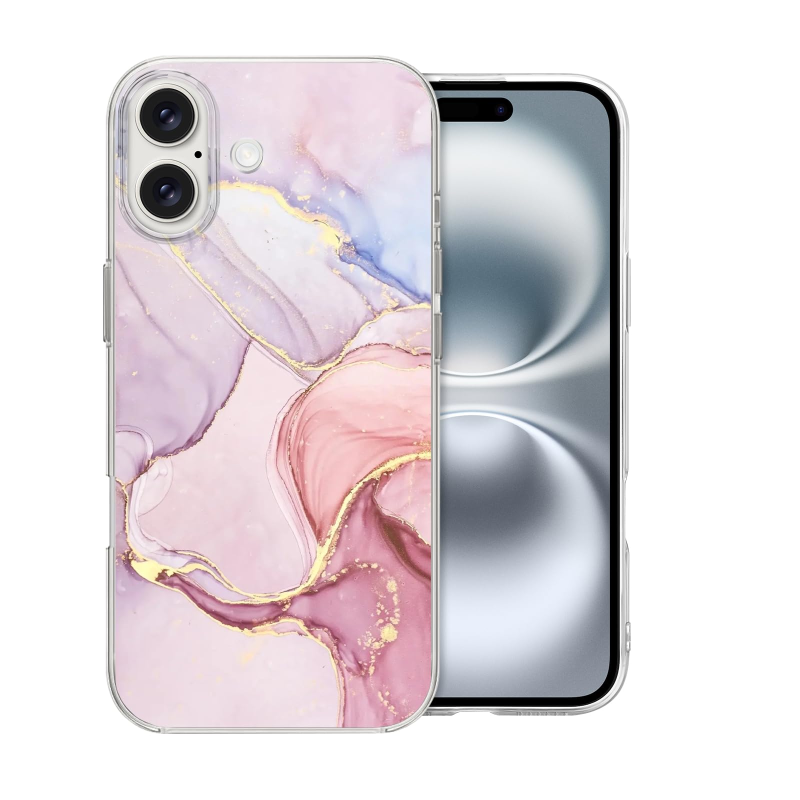 Coque marbre iPhone 17 CameCosy cadeau idéal pour filles - 8
