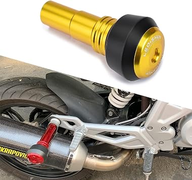 Accessoires Falling protection Exhaust Slider Crash pad slider compatible with Honda CB350 RS,NT1100,Rebel 500,Rebel 300,Rebel 250,CB1000R,X-ADV 750,NC700,NC750 Gold