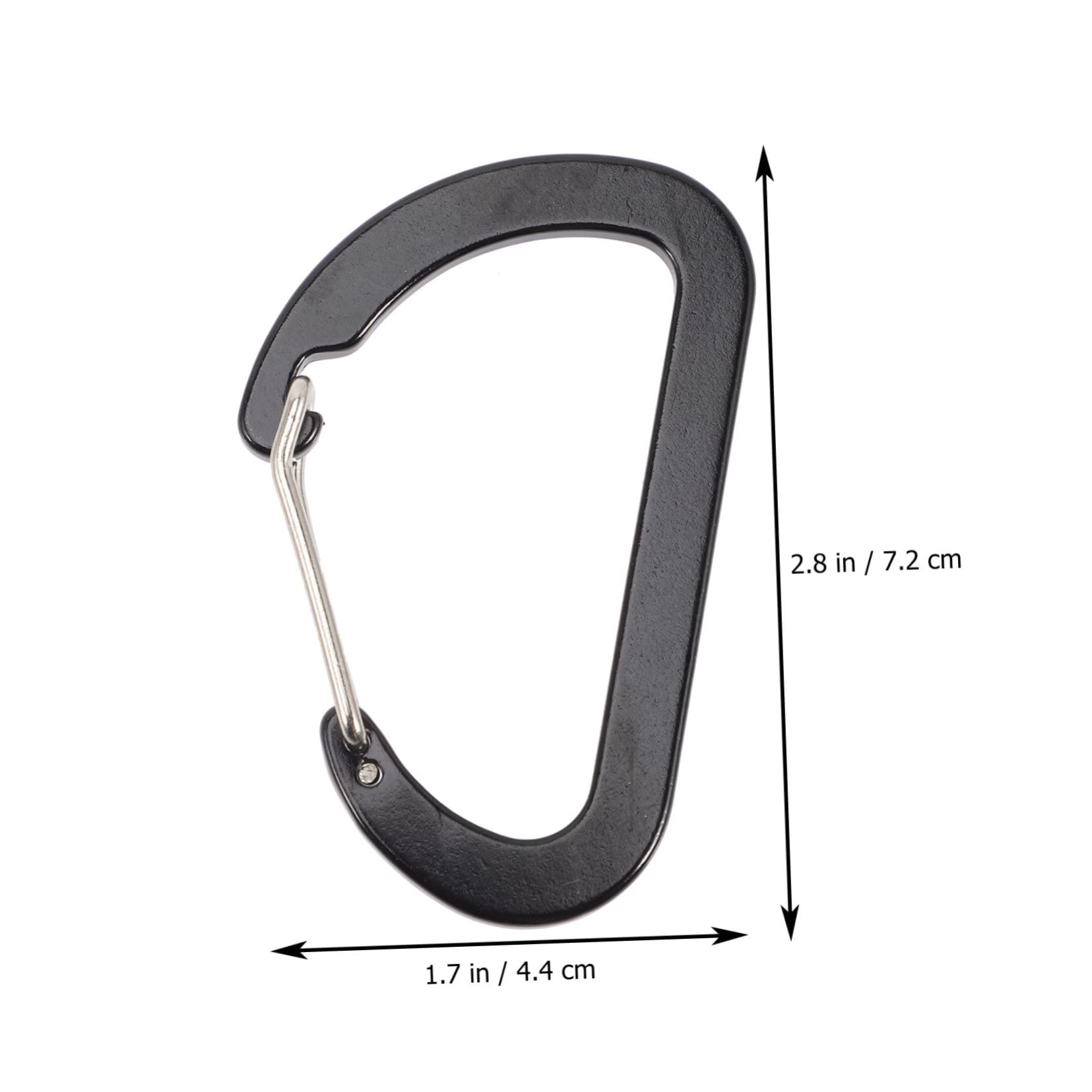BESTonZON Moschettone Shaped Per Arrampicata Accessori Per Escursionismo E Ganci Resistente Per Attività Outdoor Per Attrezzatura Sportiva