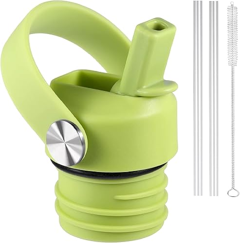 Miniatura 1 de Tapa de popote para Hydroflask, tapas con popote para Hydro Flask, tapa de popote de boca estándar de 18, 21, 24 onzas, tapa de repuesto, botella de