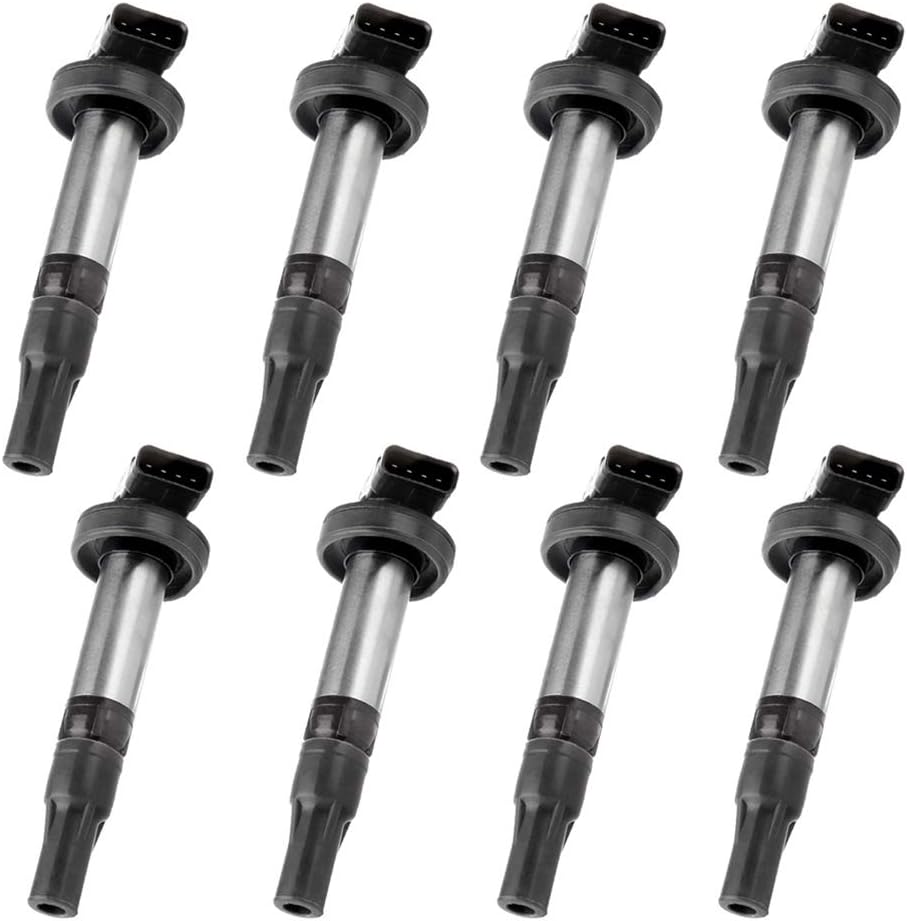 OCPTY Ignition Coil Coils Pack fits UF519 5C1735 E1033,for Jaguar XKR 4.2L 2003-2009,for Jaguar XK8 4.2L 2003-2006,for Jaguar XK 4.2L 2007-2009,for Jaguar S-Type 4.2L 2003-2008 set of 8