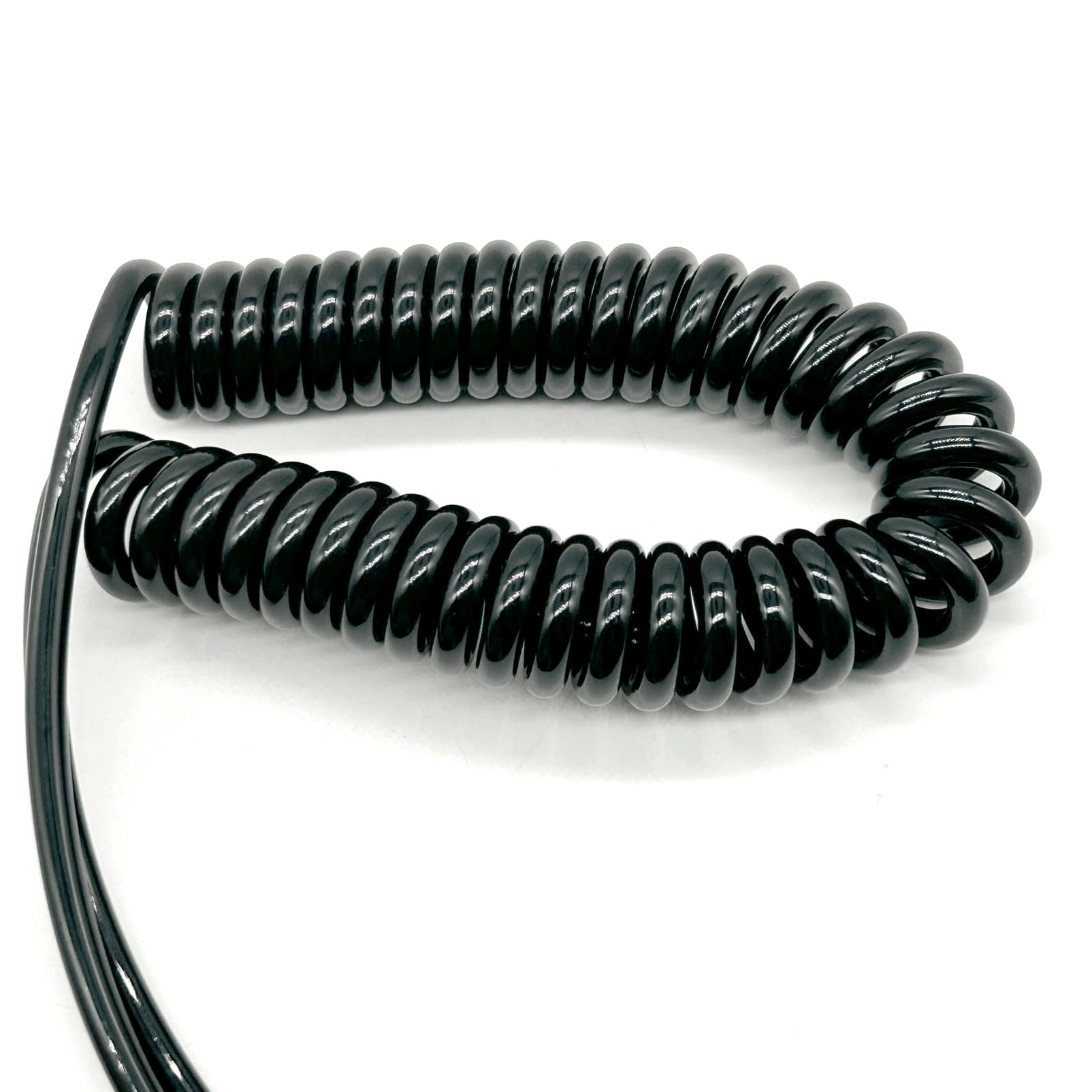 5-żyłowy kabel sprężynowy, zwijany, 20 AWG, elastyczne połączenie, 0,5 mm², elastyczny poliuretanowy kabel sprężynowy elastyczny (stretch 3 metry)