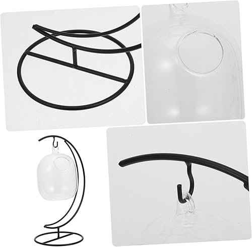 Miniatura 7 de Copas creativas de cóctel con soporte de hierro, copa de cristal para beber, vajilla decorativa para bar nocturno, fiesta en casa, boda, transparente