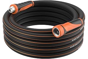Heavy Duty 50ft Garden Hose for Enhanced Watering Reach