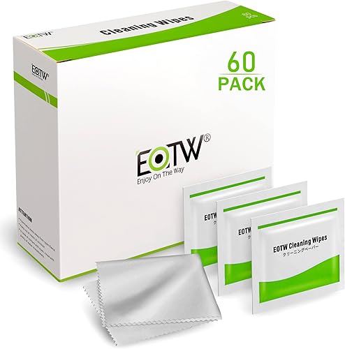 EOTW - Toallitas de pantalla envueltas individualmente, toallitas de limpieza prehumedecidas para iPhone, iPad, tablet, PC, pantalla LED, paquete de