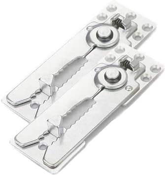 HOWDIA 2 Pack Sectional Couch Connector Screws, Heavy Duty Sofa Connectors for Sectionals, Couch Clamps to Make Sectional Stay, Multi-Card Design Furniture Connectors, Suitable for Indoors
