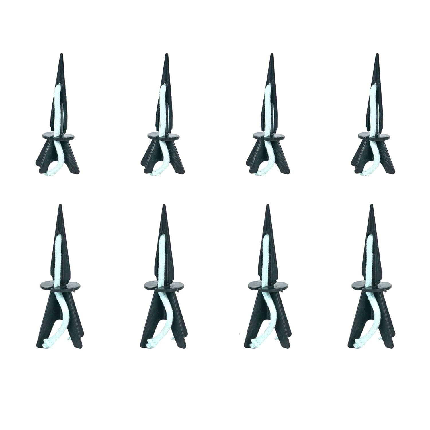 GreenShip 8 Pack Self Watering Planter Insert, Wick Spikes for Plants, Patented Plant Wicks for Self Watering, Plant Stakes for Indoor Outdoor Plants,Vacation Use(Small*4+Medium*4)