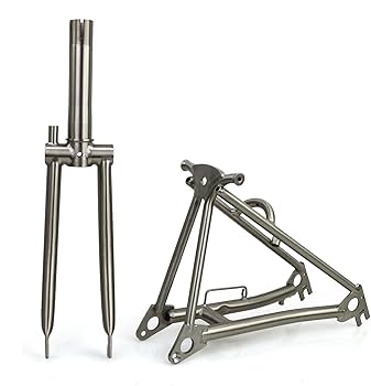 Amazon | ブロンプトン用 チタン合金 フロントフォーク ＆ リア