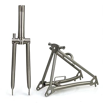 台湾ブロンプトン　リアフレーム Amazon | Brompton チタンリアフレーム 三角形 (ヨーロッパ製