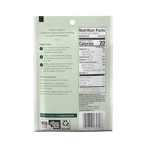 Simply Organic Brown Gravy Mix, Certified Organic, Gluten-Free | 1 Oz | Pack Of 12 #TOP1