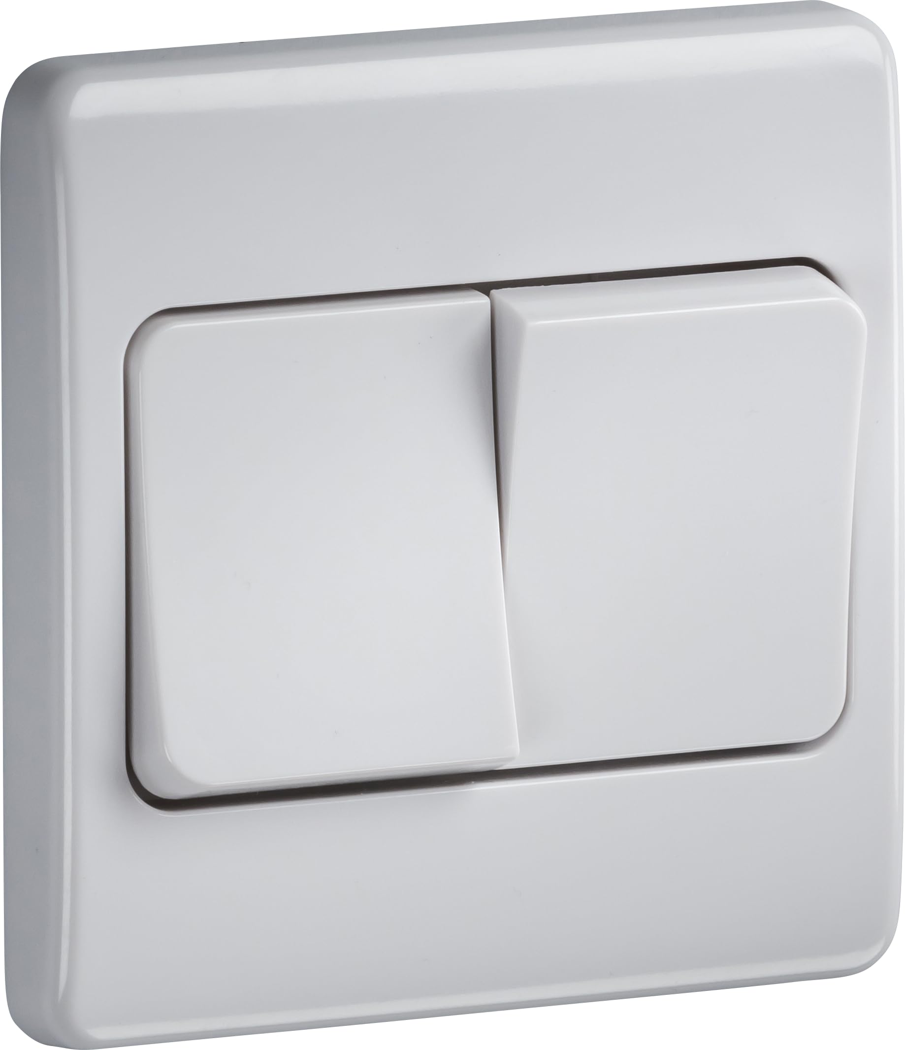 Knightsbridge 10AX 2G 2-Way Wide Rocker Switch