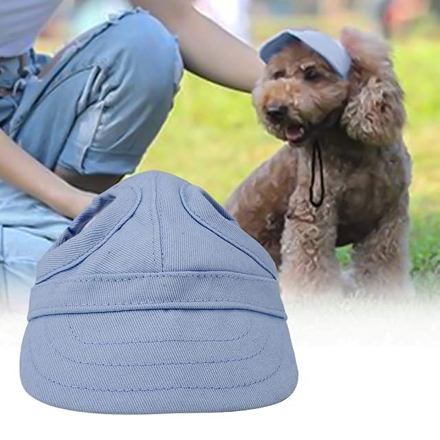 Foto 3 de 8 de Gorra De Béisbol Ajustable para Perros, Sombrero Protección Solar Mascotas