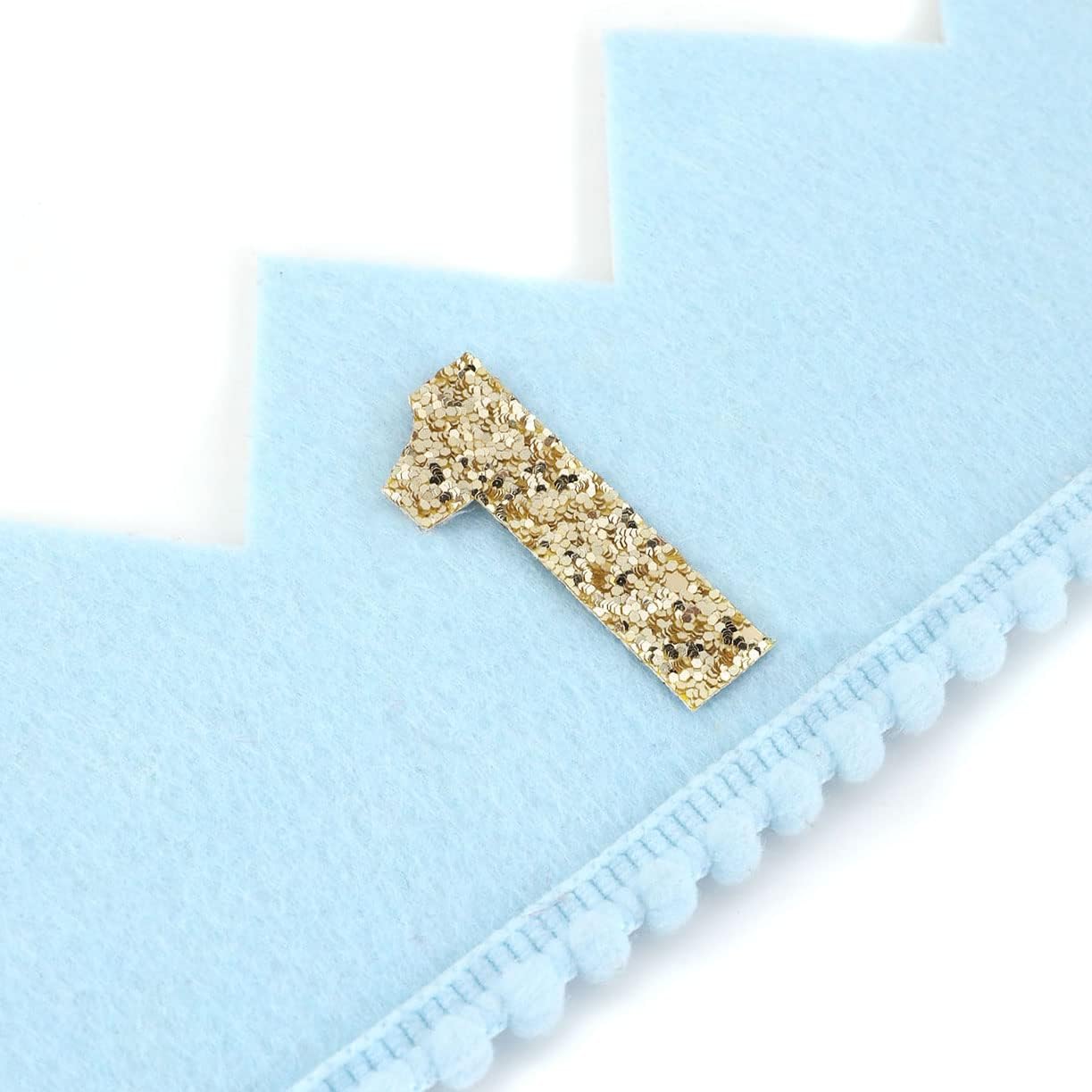 Baby Boys Birthday Crown - Birthday Blue Felt Hat,Birthday Hats for Kids - Image 7