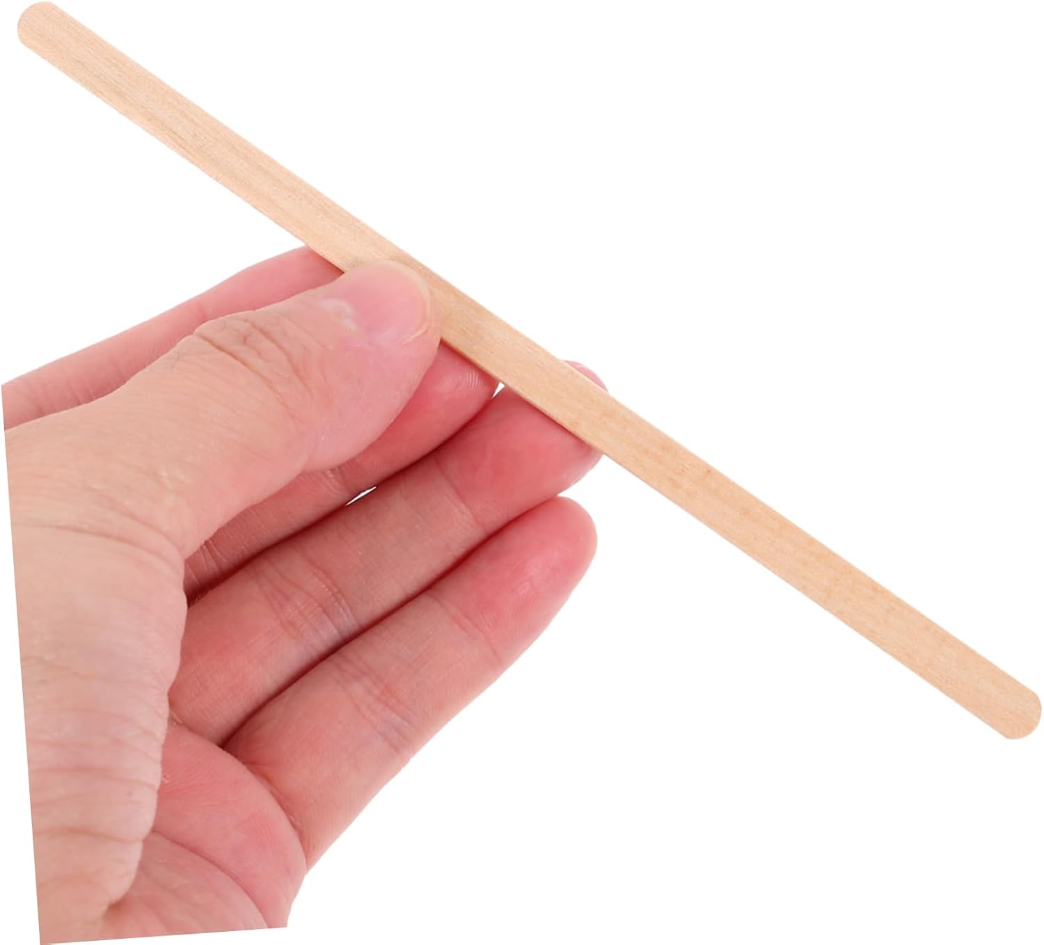 150Pcs Disposable Coffee Stirrers Wooden Beverage Stir Sticks for Cocktails Drinks Individually Packaged Safe Comfortable to Use for Cafes Restaurants