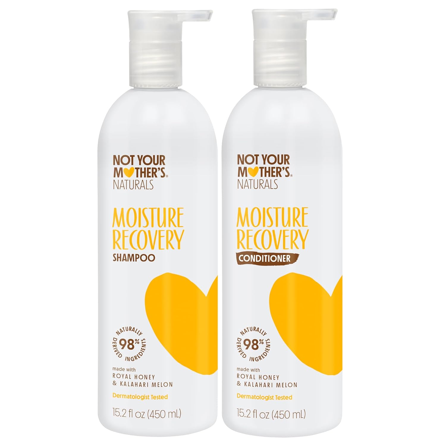 Not Your Mother’s Naturals Protect & Nourish Shampoo & Conditioner Set – 15.2 fl oz – Sulfate-Free Hair Products – Royal Honey & Kalahari Desert Melon