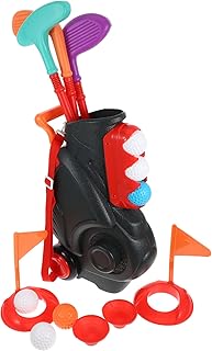 DIKACA 1 Juego Juguete de Golf Kit de Golf Exterior Desarrollo Infantil Incluye Accesorios Diversión y Aprendizaje