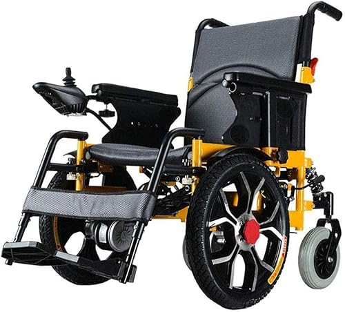 NEOCHY Silla de ruedas portátil de moda, silla de rehabilitación médica para personas mayores, marco plegable, silla de ruedas propulsada por