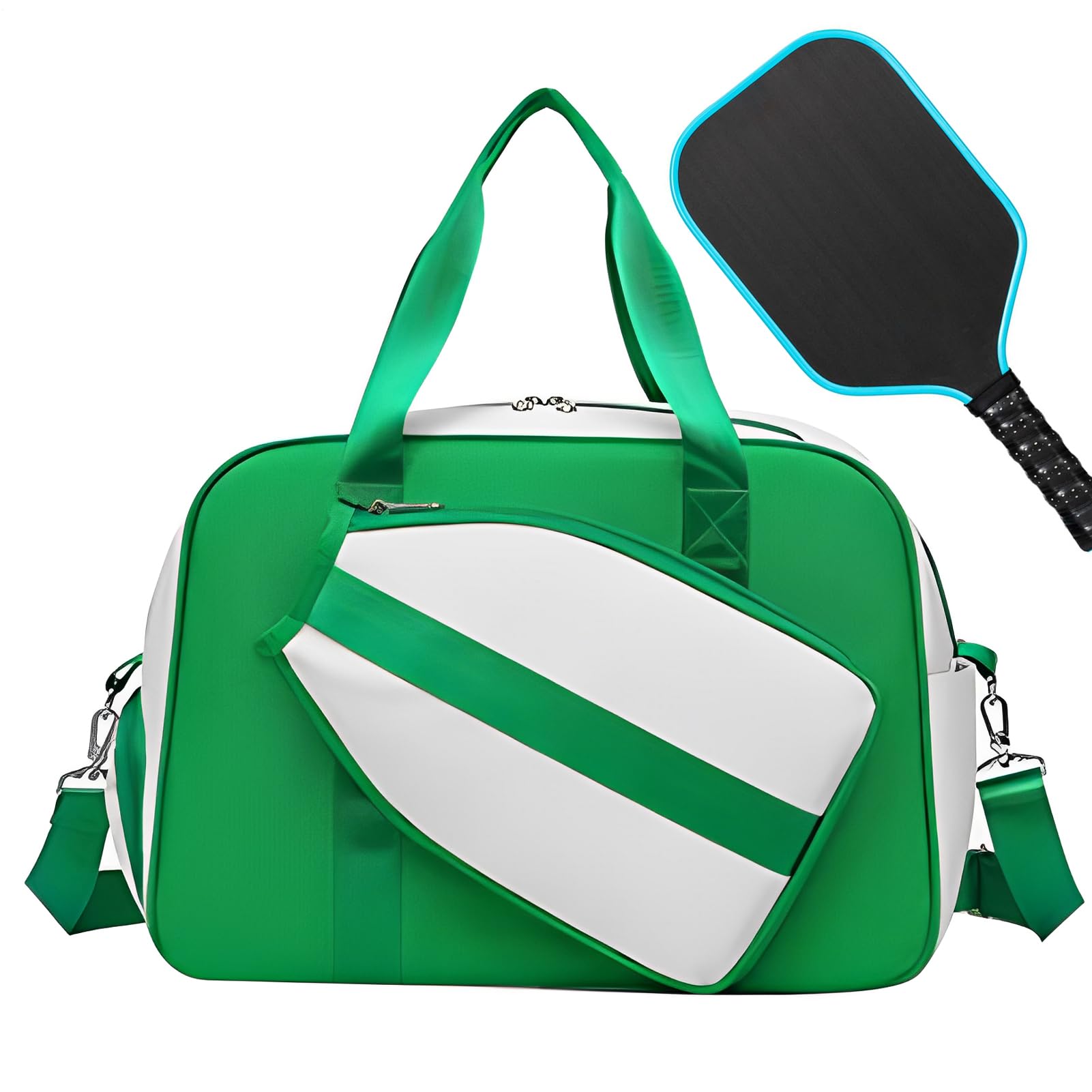 Borsa per pickleball, racchetta da pickleball, borsa sportiva con scomparto per scarpe, grande capacità, per palestra, viaggi, tempo libero, torneo