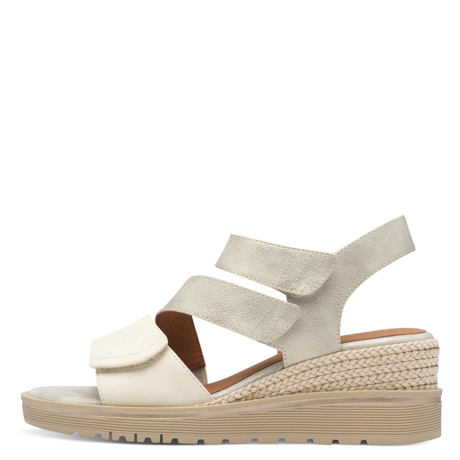 Jana Sandali da Donna con Zeppa Vegan con Chiusura a Strappo