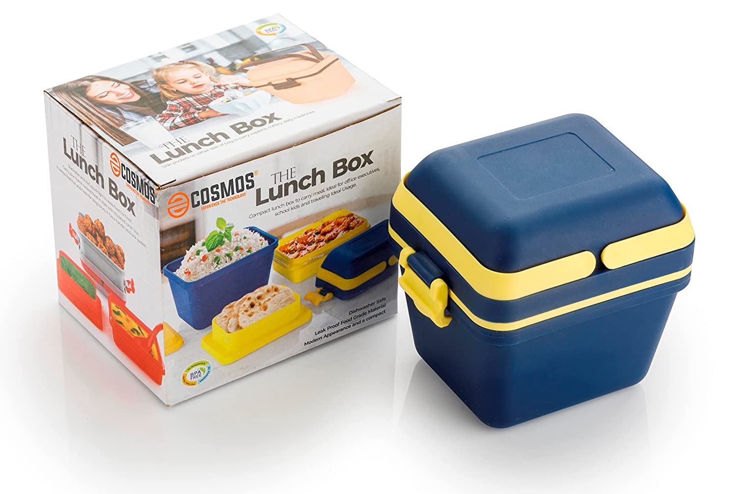 See full amazon price history chart for E-COSMOS Products Dieting Lunch Box Set | 3 Compartment Tiffin with Handle & Push Lock | Plastic Tiffin Box for Travelling, School Kids & Office Exclusive (Blue) E-COSMOS Products Dieting Lunch Box Set | 3 Compartment Tiffin with Handle & Push Lock | Plastic Tiffin Box for Travelling, School Kids & Office Exclusive (Blue) (B0C2M8PZN3) Amazon Price History, Amazon Price Tracker