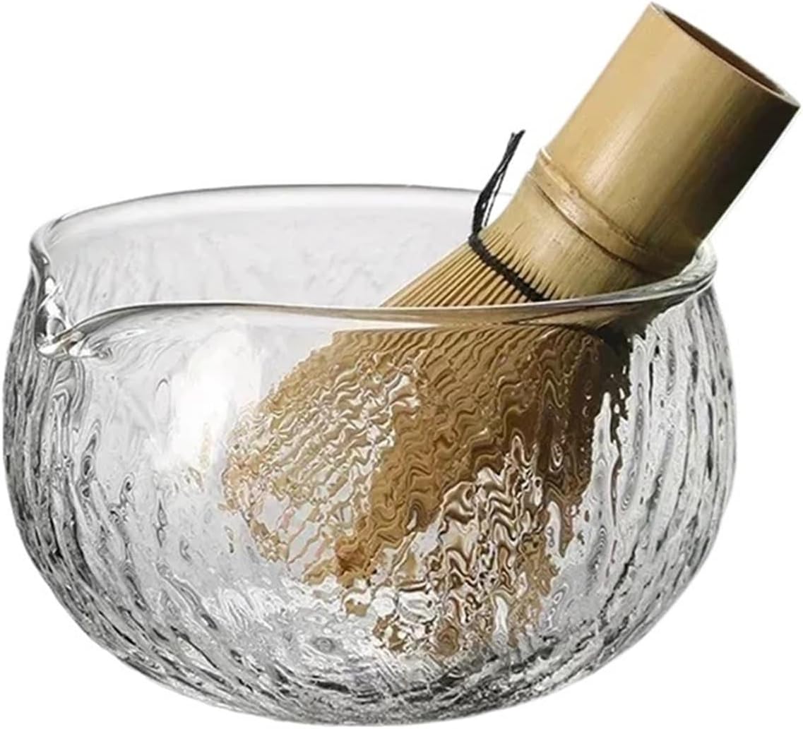 1/2/3pcs Matcha Bowl Hammer Textured Glass TeaBowl Tea Set Accessories Song Dynasty Tea Tools Vintage Kung Fu Tea Bowls(2 in 1)