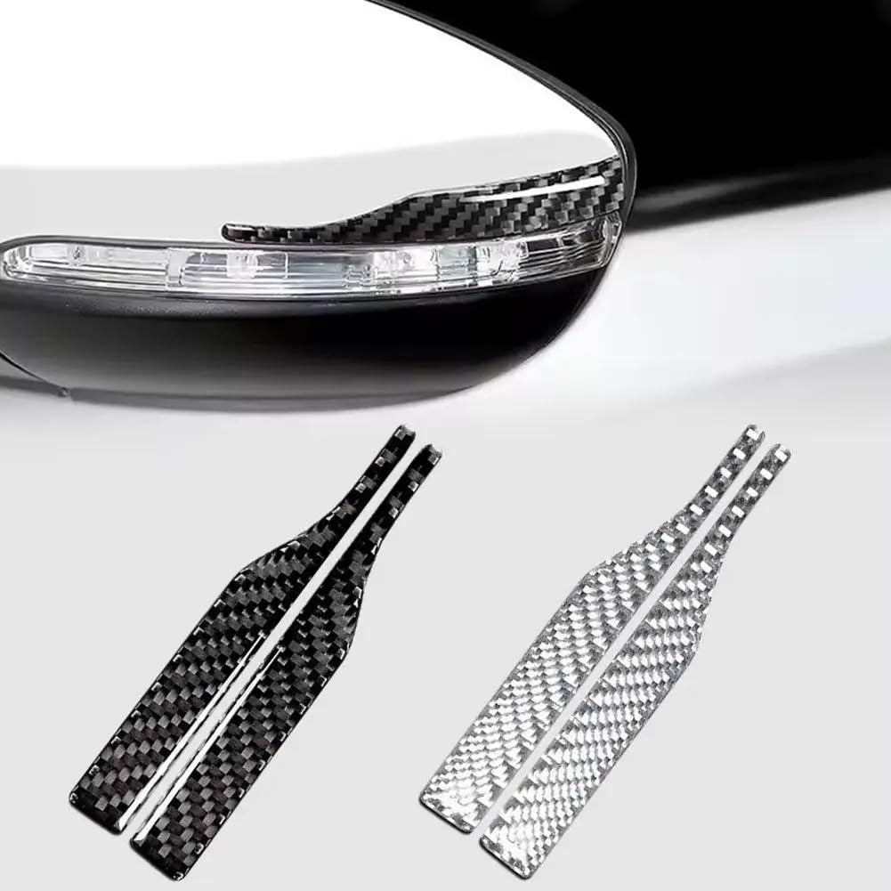 R-timer 4Pcs Wing Mirror Protectors for BMW 2er Active Tourer 2 (II) U06 I 2021-2024, Rearview Mirror Anti-collision Strip Durable Scratch Guard Protective Trim