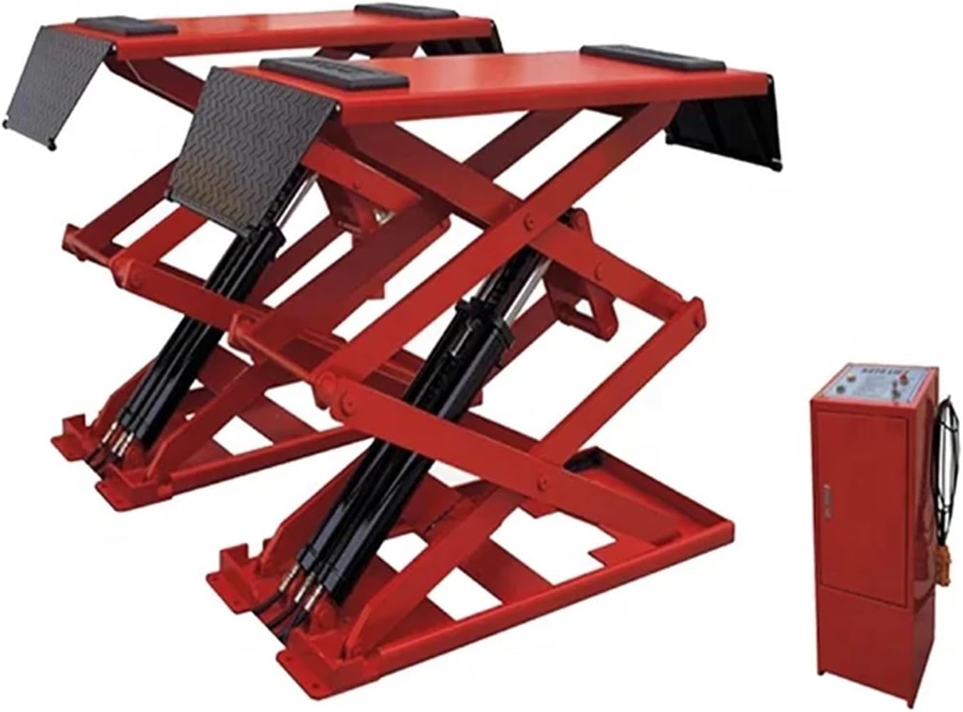 Low Profile Mid-Rise Scissor Car Lift Vehicle Auto Hoist Hydraulic