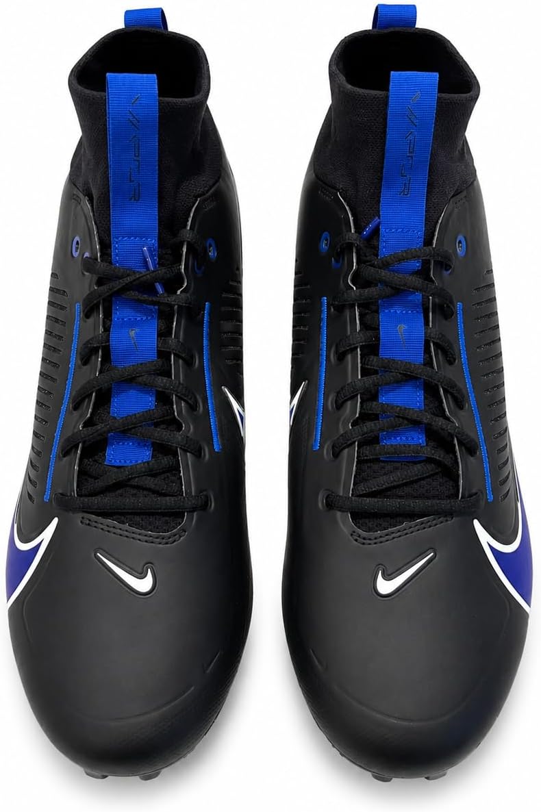 Nike Vapor Edge Pro 360 2 Black/Royal Blue FN7759-009 Size 14.5 US Men’s Football Cleats