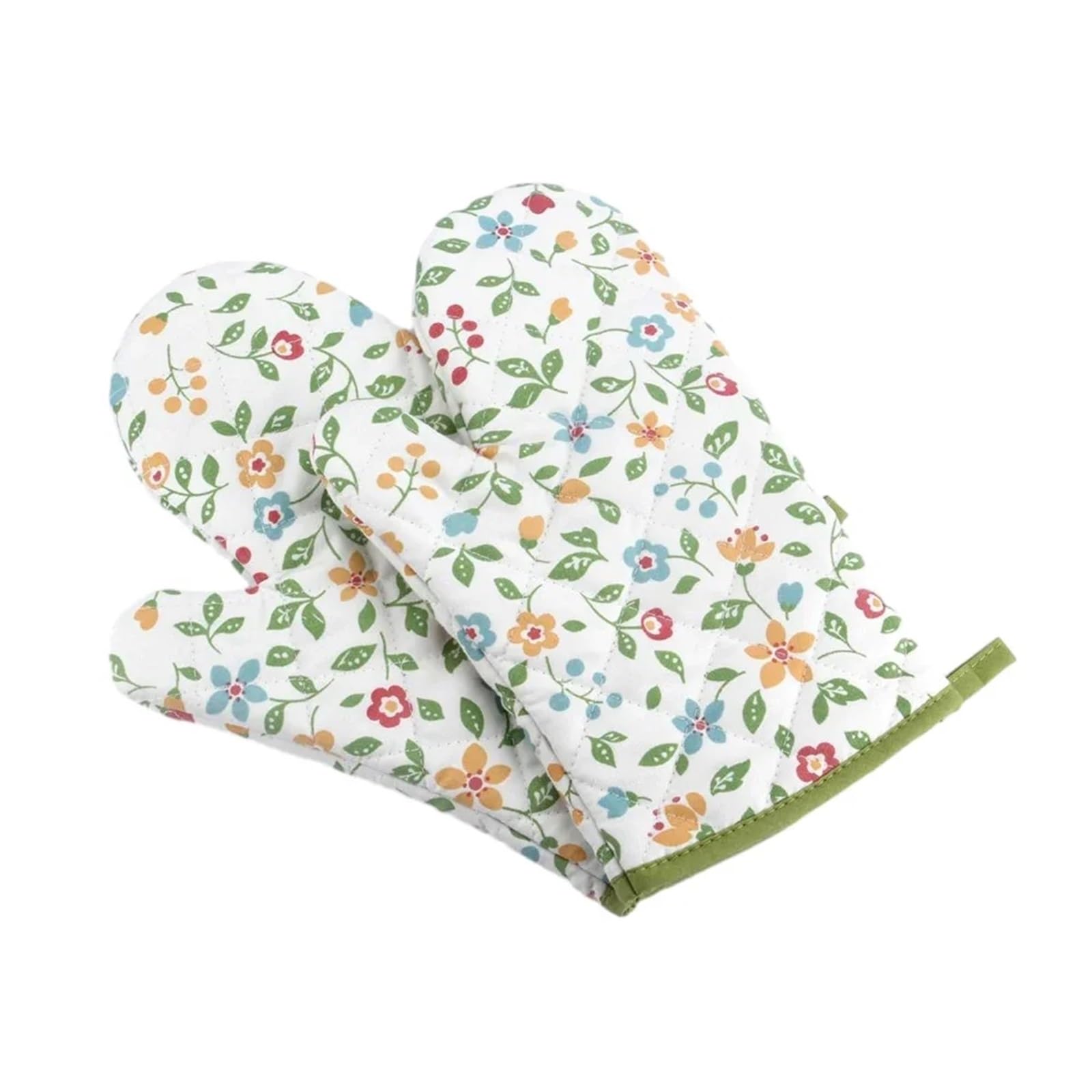 Oven Gloves 2Pcs Oven Glove Insulated Baking Heat Resistant Thicken Gloves Mitts Non-slip Anti-scald Kitchen Accessories