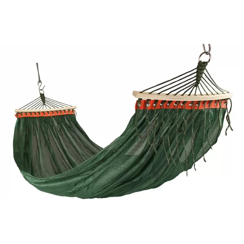 Hamac extérieur anti-renversement vert pliable pour camping et voyage