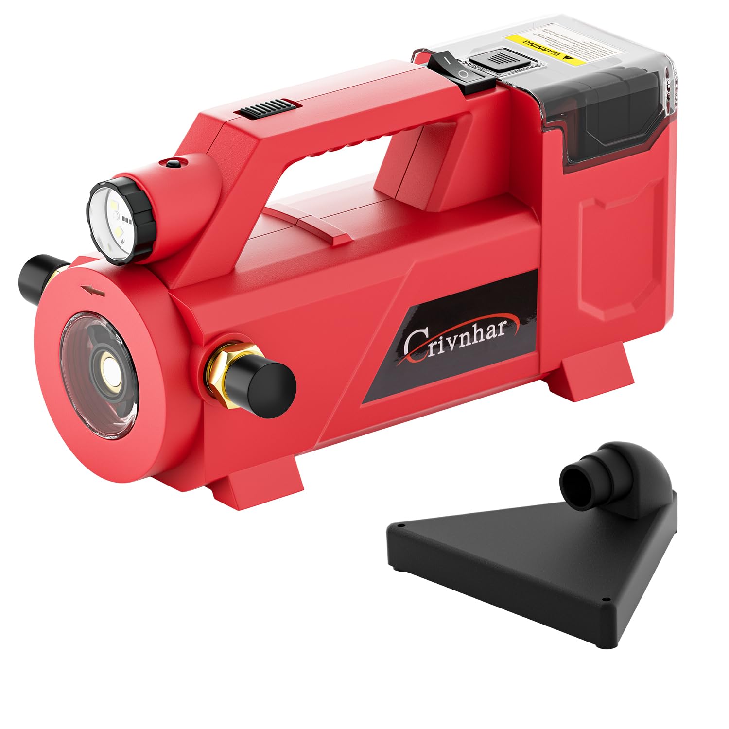 Crivnhar Water Transfer Pump Compatible for Milwaukee 18V Battery, 430GPH Portable Electric Utility Pump, Cordless Transfer Pump for Home, Pool, RV, Garden, Hot Tub, Ponds, Aquariums(No Battery)