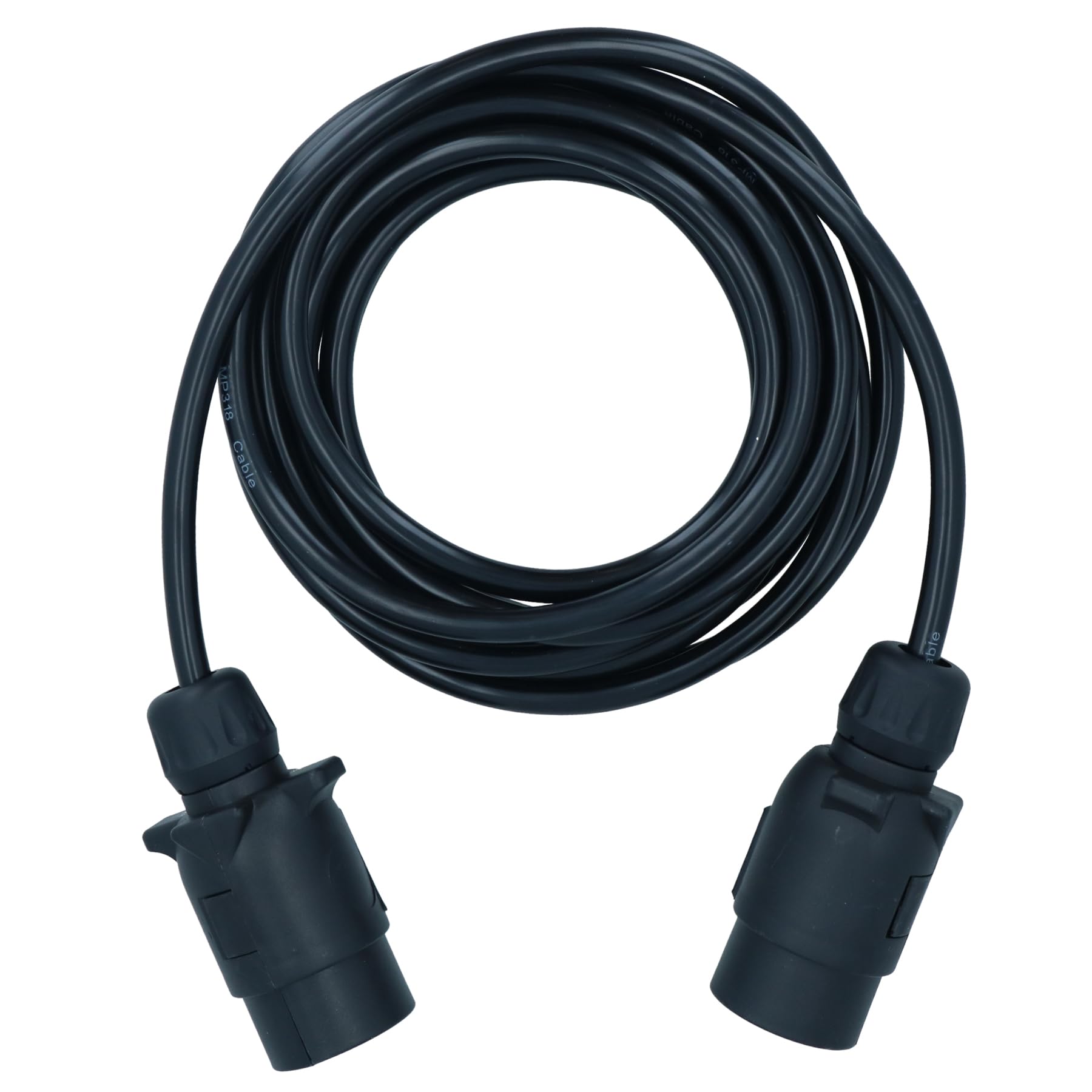 AB Tools Lampa przyczepa elektryka 3,5 m przedłużacz kabel męski do męskiego 7-pinowe wtyczki