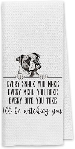 Miniatura 12 de Toallas de cocina Dibor Goldendoodle, toallas de cocina Goldendoodle, toallas de mano de tela divertidas para cada comida que haces para perros,