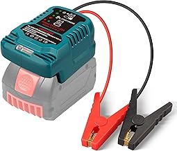 TPDL Starthilfe Powerbank für Bosch Professional 18V System GBA Akku, Batterie Jump Starter mit Starthilfekabel kompatibel mit Bosch 18V GBA Akku auf für 12V Fahrzeuge