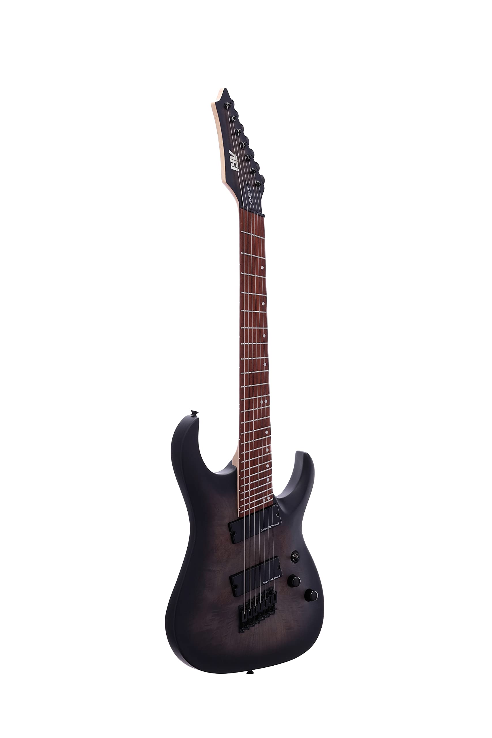 Amazon.com: IYV- ISFF7-400 Solid Body with Burl Maple Top Electric