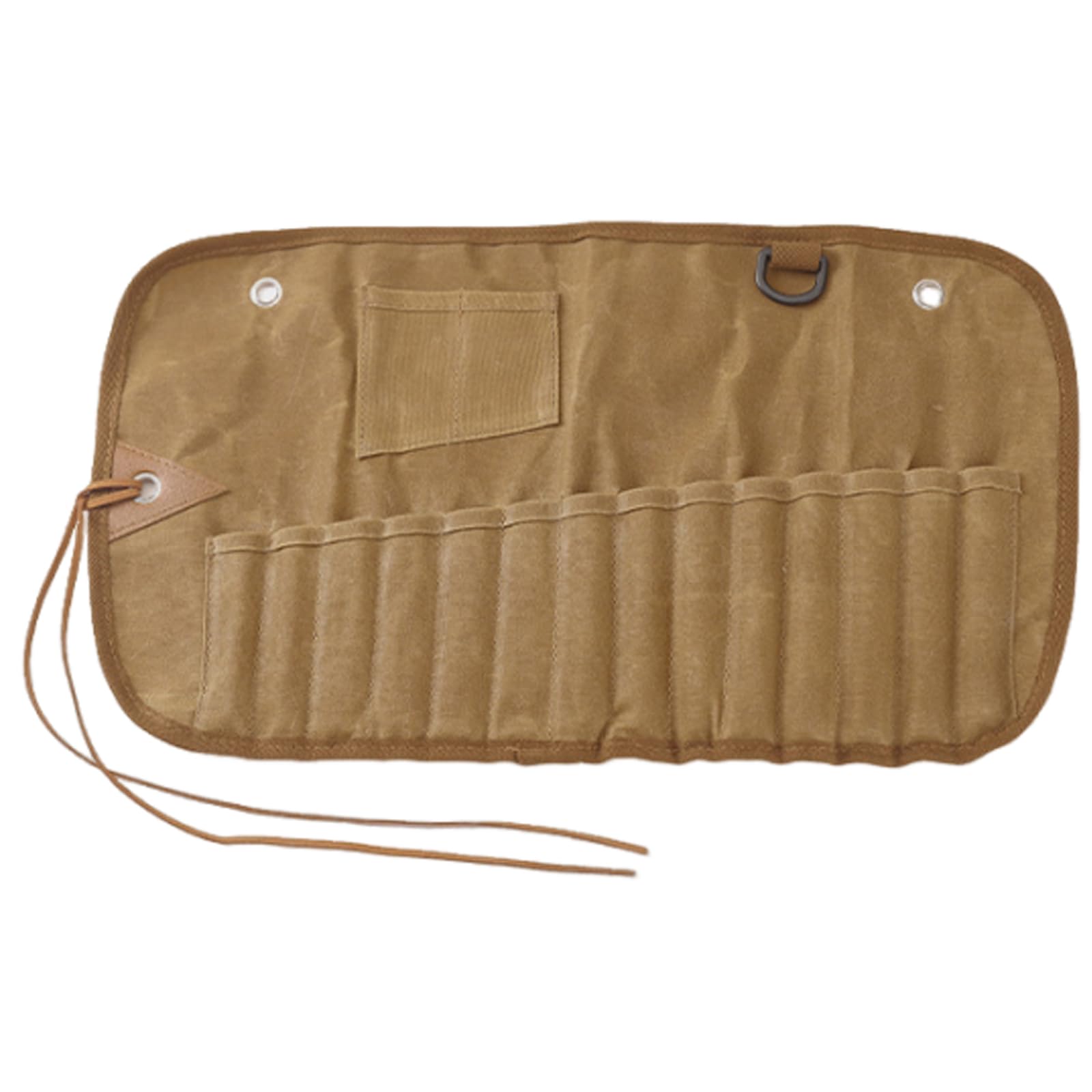 EXQIOUR Camping Cutlery Storage Bag Camping Utensils Organizers Fork Spoon Roll Bag Tablewares Storage Hangings Easily Carry Utensils Organizers Tablewares Hangings