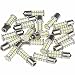 20 Pcs Extremely Super Bright 1156 1141 1003 BA15S 68-SMD LED Replacement Light Bulbs for RV Indoor Lights(20-Pack, Pure White (6000K-6500K Color Temputure))